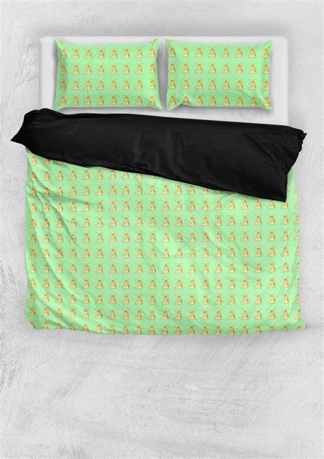 Bunny Rabbits Design 1 Bedding Set With Duvet Cover and 2 - Etsy