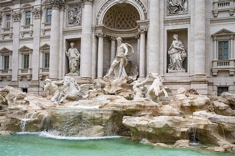 trevi, fountain, statue, sculpture, monument, famous, tourism, roman, historic, rome, italy | Pikist
