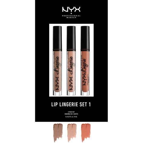 Nyx Lip Lingerie Liquid Lipstick Set 01 | Lip Sets | Beauty & Health ...