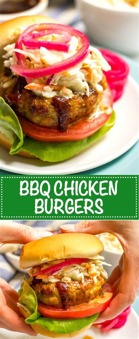 BBQ Chicken Burgers | Receita