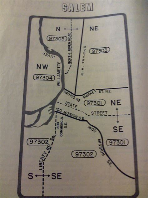 Salem zip code map | From an old phone book at the Salem Pub… | Jason McHuff | Flickr