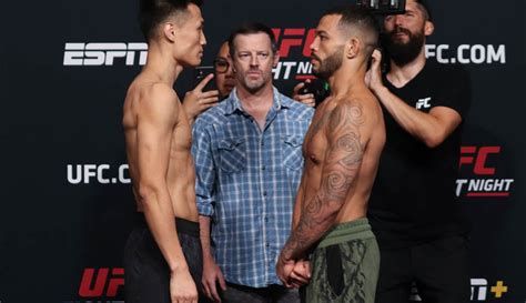 UFC on ESPN 25 weigh-in highlights, faceoffs and photo gallery