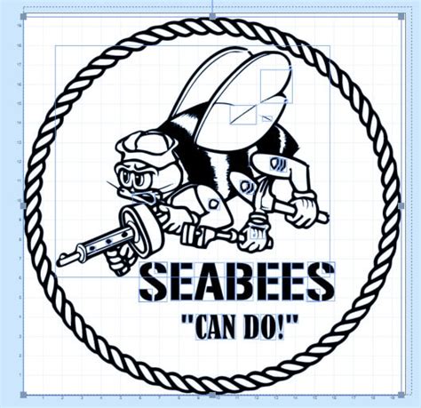 US Navy Seabee SVG Files for Cnc Router Vinyl Cutting and | Etsy Canada