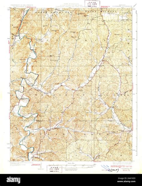 Map of coldwater missouri hi-res stock photography and images - Alamy