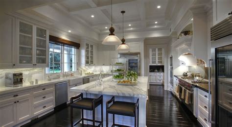 Coffered Ceiling Kitchen - Traditional - kitchen - Pricey Pads