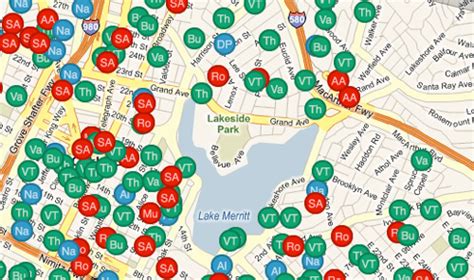 Oakland Crimespotting, An Interactive Map of Crimes