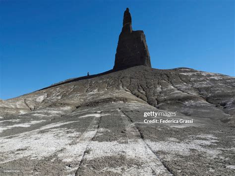 Pinnacle Rock Formation Called The Spire Or Long Dong Silver At The Mancos Badlands North ...