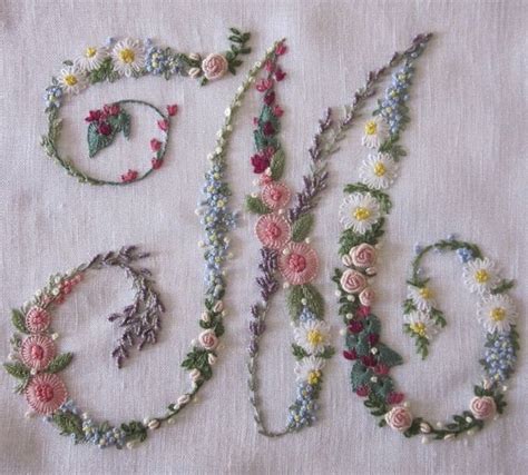 17 Best images about Embroidery Monograms on Pinterest | Hand embroidery, Monogram letters and ...