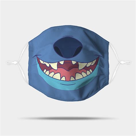 Stitch Mouth - Stitch - Mask | TeePublic