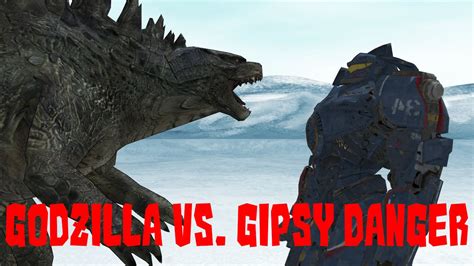 Godzilla 2014 vs. Gipsy Danger - MMD Animation - YouTube