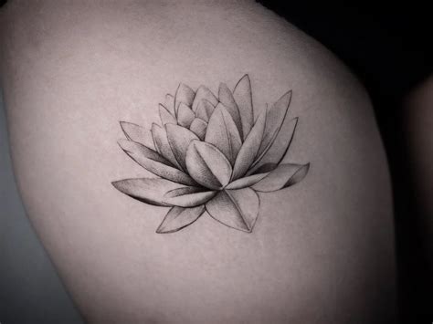 101 Best Water Lily Tattoo Designs You Need To See! - Outsons | Water lily tattoos, Lily tattoo ...