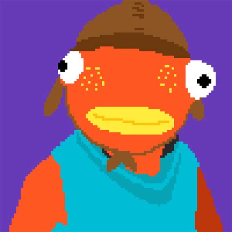 Pixilart - fortnite fishstick by salamanderdude