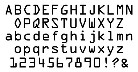 OCR-A | DAYLIGHT FONTS