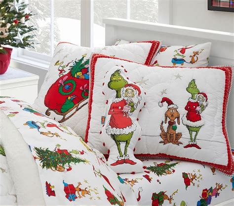 Dr. Seuss's The Grinch & Max(TM) Sheet Set | Pottery barn, Quilt, Grinch