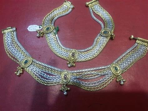 silver payal anklet | Anklet designs, Silver payal, Anklets