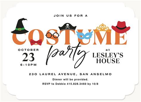 Costume Party | Halloween Party Invitations