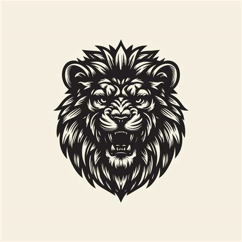 Lion head. Vector illustration for t-shirt or tattoo. 36522873 Vector ...