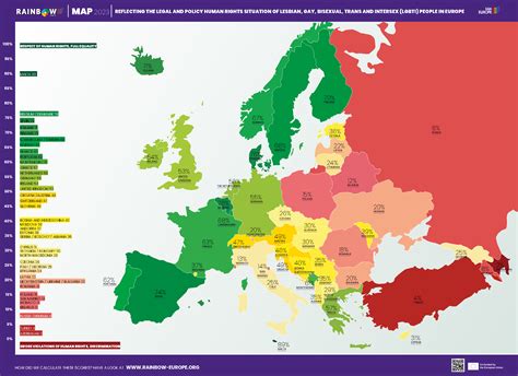 Rainbow Europe Map and Index 2023 | ILGA-Europe