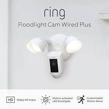 Ring Floodlight Cam Wired Plus by Amazon | Outdoor Security Camera ...