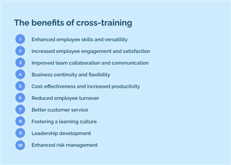 10 key benefits of cross-training employees