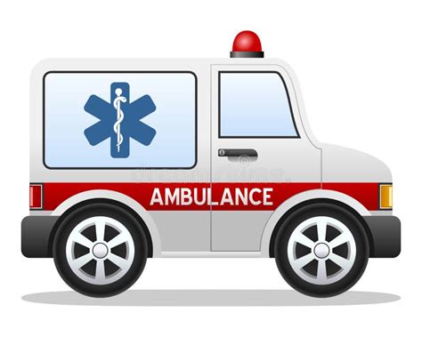 Cartoon Ambulance Car stock vector. Image of isolated - 22915564