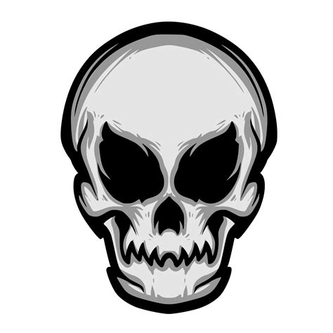 Skull illustration mascot logo 25264527 Vector Art at Vecteezy