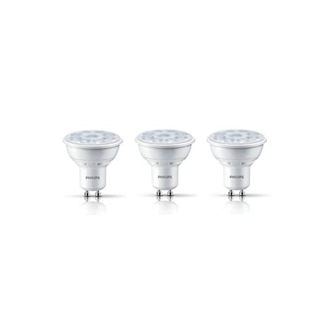 Philips 50W Equivalent Warm Glow (2700K - 2200K) GU10 LED Light Bulb (3-Pack) | The Home Depot ...