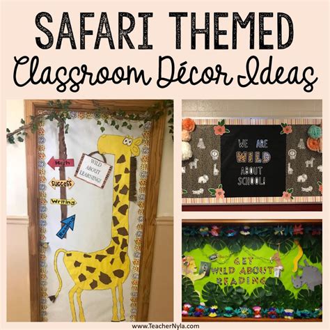 12 Wild Animal Themed Safari Classroom Decor And More | Nyla's Crafty Teaching