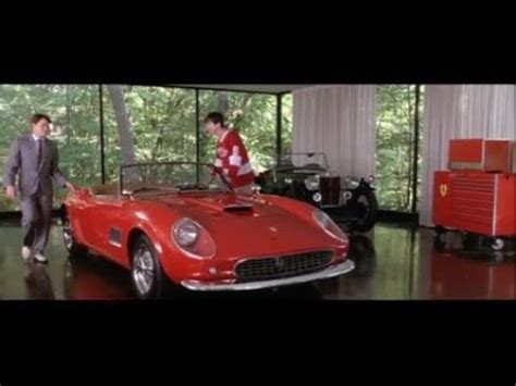 Ferris borrows the Ferrari: Ferris Bueller's Day Off (1986) - YouTube