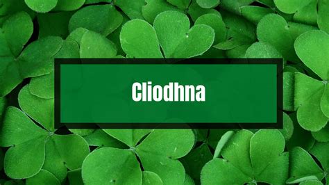 Irish Celtic FEMALE NAMES: the 20 best, with meanings