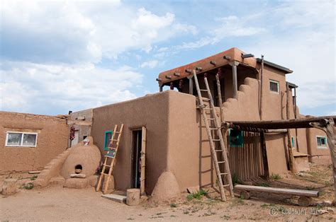 Taos Pueblo and a Thousand Year Old Adobe Architecture - New Mexico