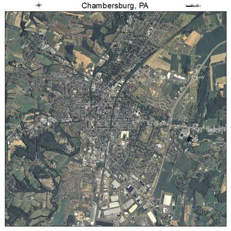 Aerial Photography Map of Chambersburg, PA Pennsylvania