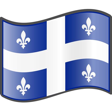 Quebec Flag PNG Clipart - PNG Mart