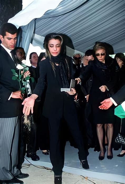 Funeral Ceremony Of Princess Leila Pahlavi - Queen Farah Pahlavi