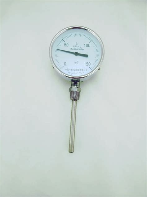 bi metallic Thermometer Temperature gauge 0 50~500 degrees L=100, 1/2"BSP WSS413-in Temperature ...