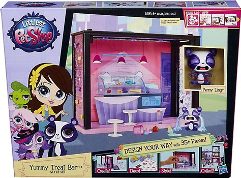 Littlest Pet Shop Style Set Yummy Treat Bar Playset Penny Ling Hasbro Toys - ToyWiz