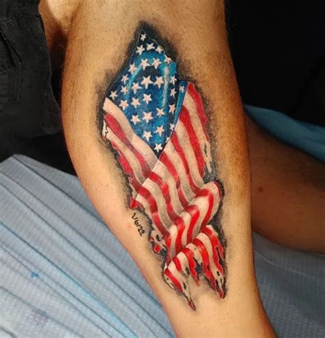 77 American Flag Tattoo Ideas To Show Your Patriotism