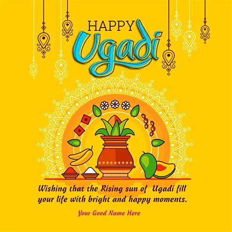 Ugadi Festival in 2022 - Wishes, Image, Status | Happy moments, Thank ...