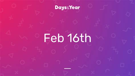 National Holidays on February 16th, 2022 | Days Of The Year