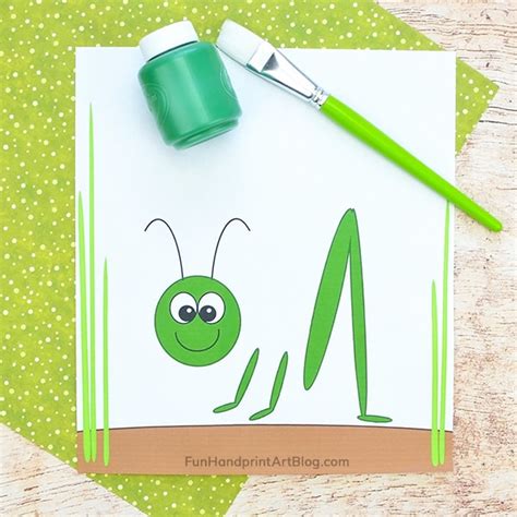 8+ Grasshopper Crafts For Preschoolers - GeorgeannLacie