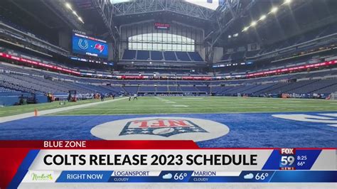 Indianapolis Colts release 2023 schedule - YouTube
