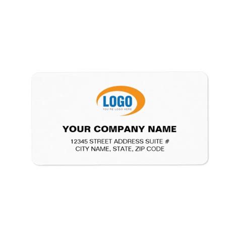 Custom Business Logo Address Labels | Zazzle