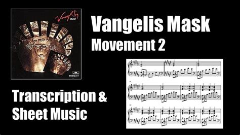 Vangelis - Mask mvmt 2 - cover & sheet music - YouTube