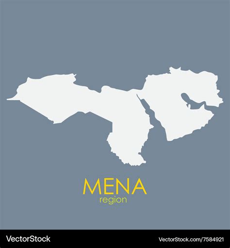 Mena Political Map