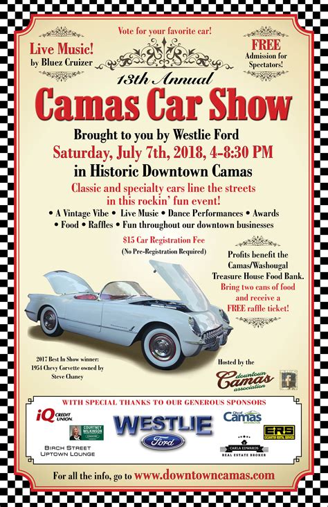 Camas Car Show 2018 - Downtown Camas | Shops, Restaurants, Events in ...