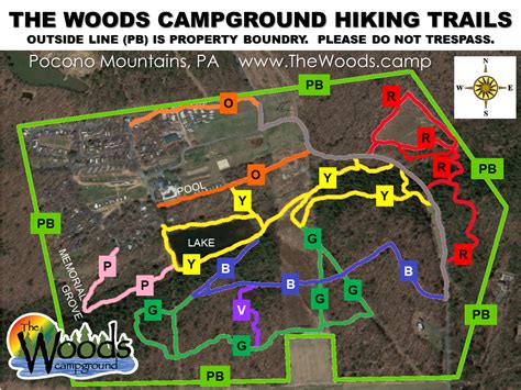 Hiking | The Woods Camping Resort