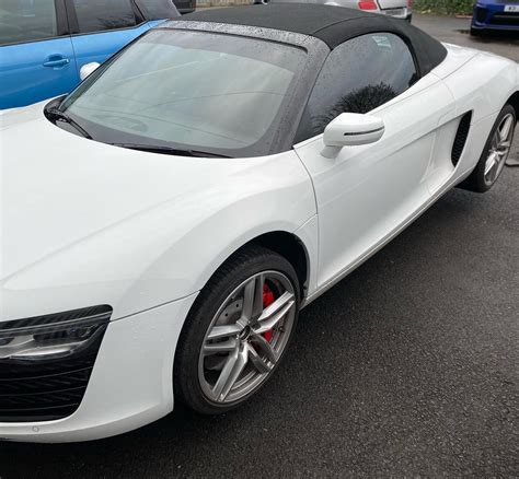 New Gloss Black Alloy Wheels & Mirror Caps for an Audi R8 - Go-Tints ...