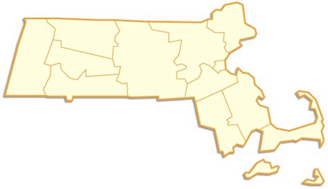 Massachusetts County Map