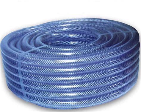 19mm 3/4" 1 METRE Clear Braided PVC Flexible Tubing Food Grade Pipe Reinforced Vinyl Water Hose ...