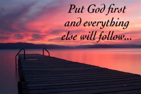 Put God first and everything else will follow... | God first, At home workout plan, Christian faith